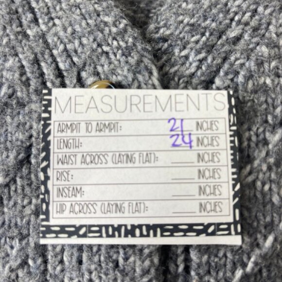 NEW YORK & COMPANY | Women's Gray Button Front Chunky Cardigan | Size M - Picture 11 of 12